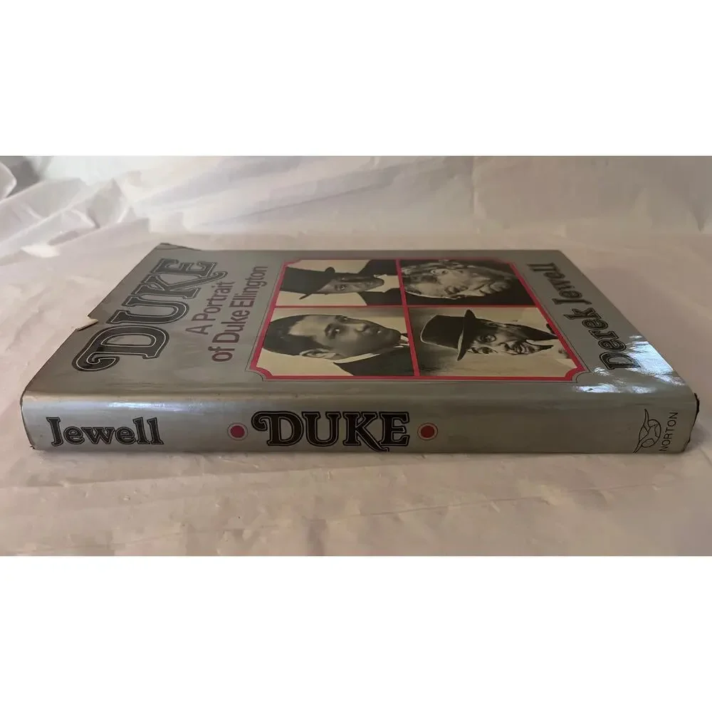 DUKE A Portrait of Duke Ellington by Derek Jewell Jazz Music Book Hardcover 1977